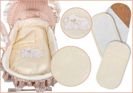 Kids Fashion Комплект из 6 предметов в колыбельку - 100% хлопок с тиснением уже на складе!