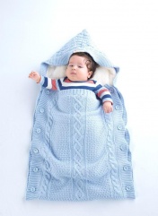 Новинка Şanslı Triko – вязаные пледы для детей и конверты на выписку по привлекательным ценам