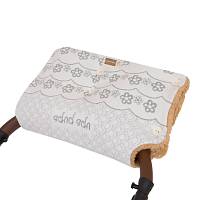 Муфта для коляски (Цветочки), состав: 50% хлопок, 50% акрил