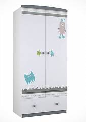Шкаф двухсекционный Polini Basic Монстрики