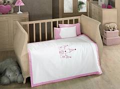 КПБ 4 предметов с вафельным покрывалом серии "Little Princess"